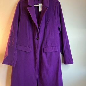 Torrid Purple Coat